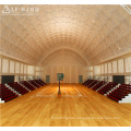 Gorgeous prefabricated large span arched light steel space frame tennis court stadium roof